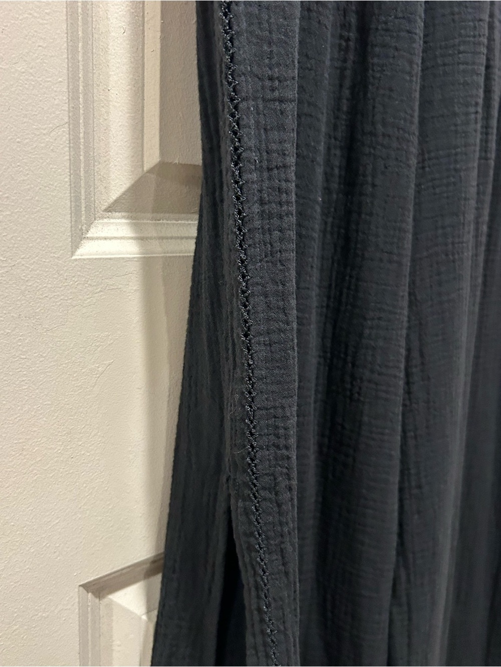 Aerie Wide Leg Cotton Gauze Side Slit Coastal Beachy Pants , M - Picture 10 of 11